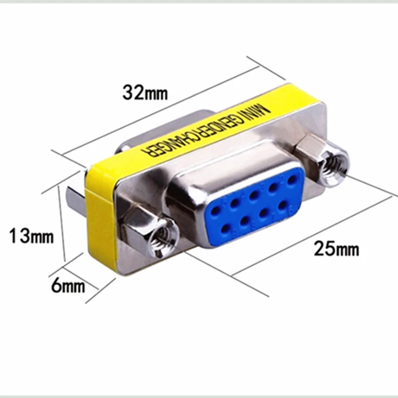 Лидер продаж последовательный мини переходник 9 контактного разъема RS232