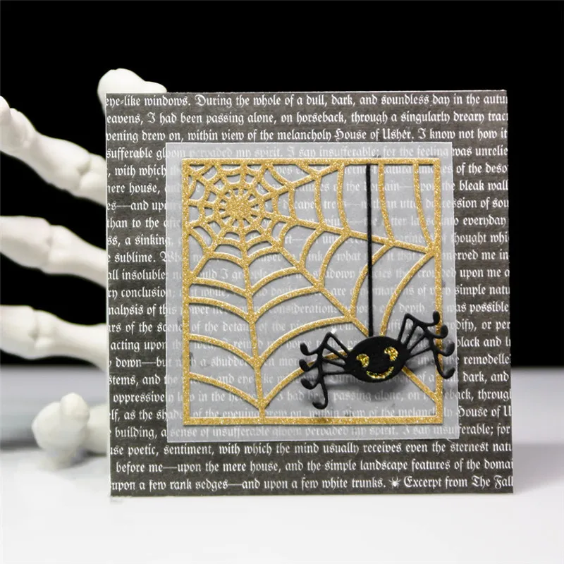 DiyArts Хэллоуин 4 шт. паук штампы металла резки для скрапбукинга ремесло Новый 2018