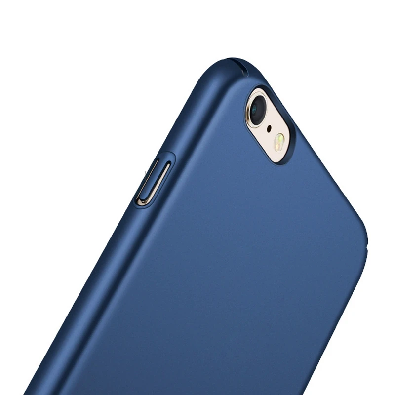 Ультра-тонкий матовый чехол Coque для iPhone 7 Plus Крышка Plus/6/6 S/8 X твёрдый Fundas 6 плюс 32/64/128