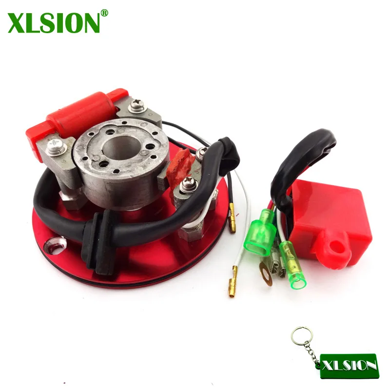 XLSION красный гоночный Магнитный ротор статора CDI 110cc 125cc 140cc двигатель подъемный