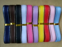 silver edge border ribbon set mix 10 color 38 9mm solid color silver edged grosgrain ribbons gryb0910