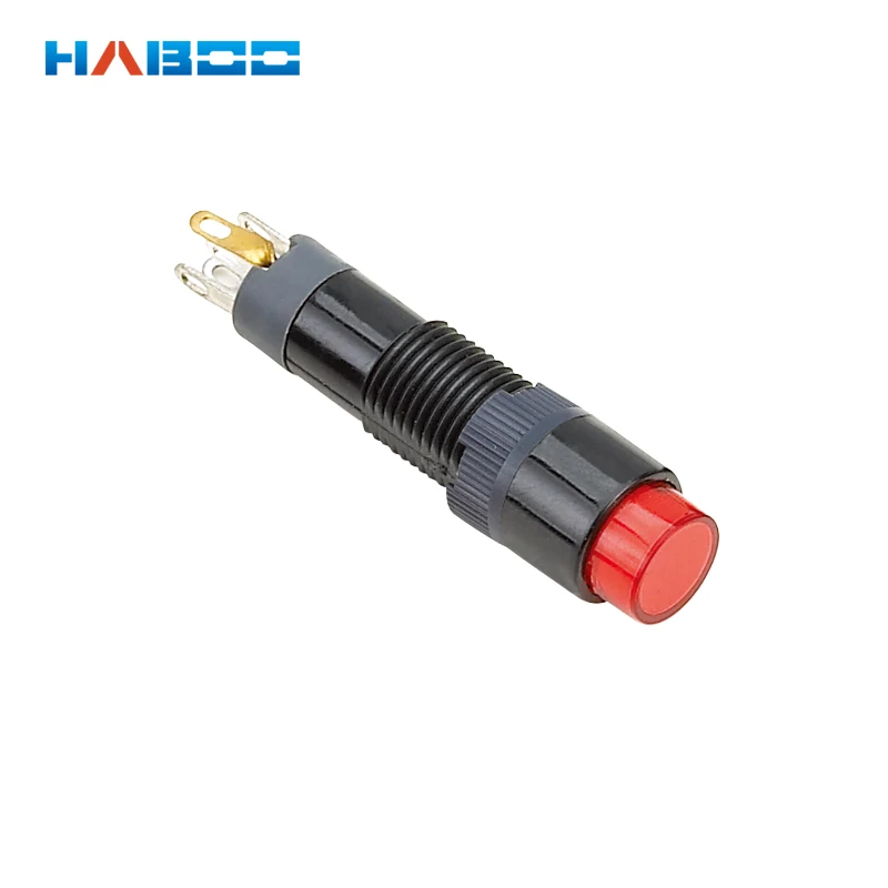 HABOO 8 мм маленькая фотовссветильник 3 А 250 В|light concrete|light wheelindicator light switch |