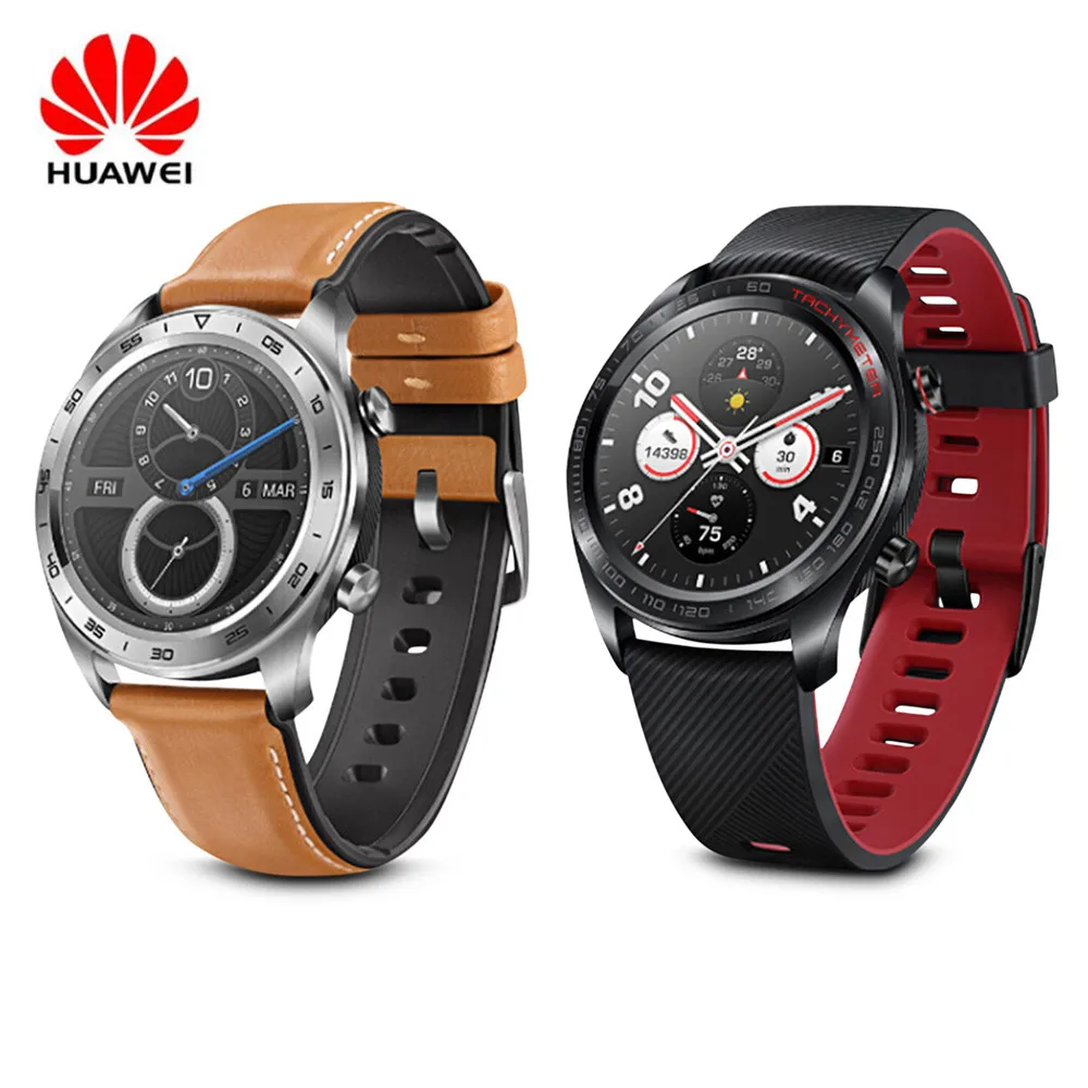 Новейший HUAWEI Magic Смарт-часы фитнес-трекер 1,2 дюймов HD AMOLED цветной экран Bluetooth GPS монитор сердечного ритма для Android/IOS