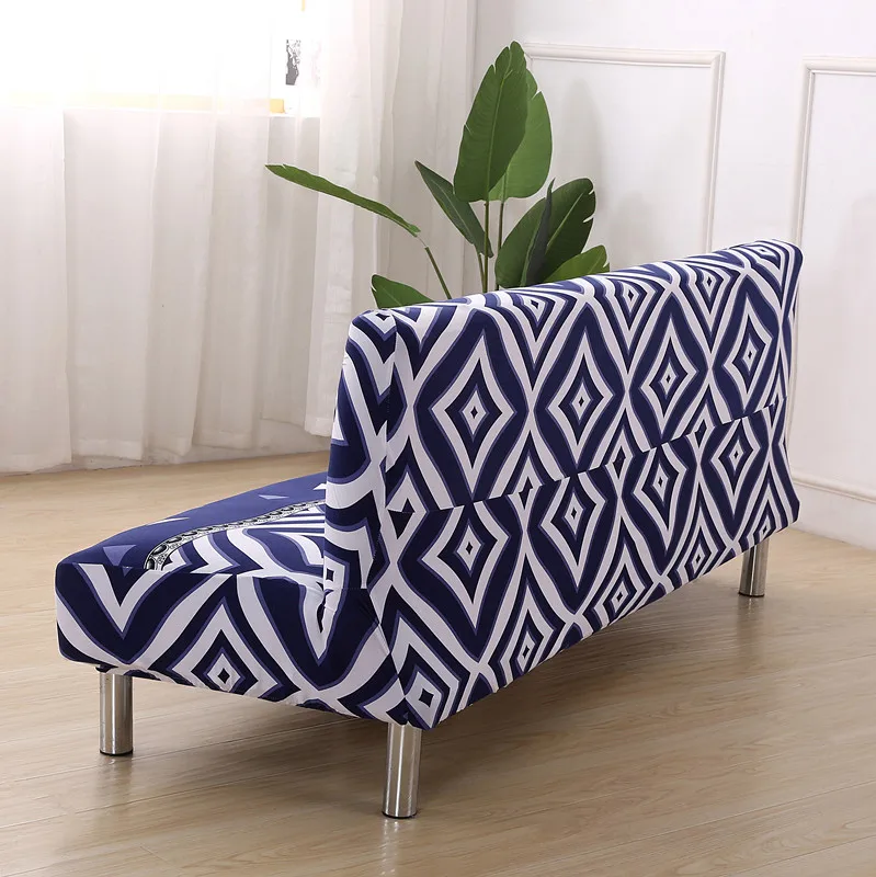 

Slipcovers Sofa tight wrap all-inclusive slip-resistant Armless Couch Sofa Covers For Living Room Stretch Sofa Bed Covers 2018