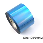 7 видов Фольга для ногтей 120 м Голографическая переводная Радужная наклейка Лазерная металлическая Мерцающая маникюрная DIY Бумага для ногтей