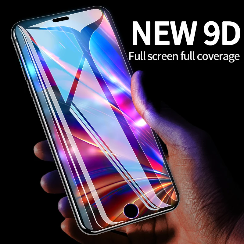 Защитное закаленное стекло для iPhone X 7 HD прозрачное полноэкранное 11 Pro MAX 7Plus 8Plus|model