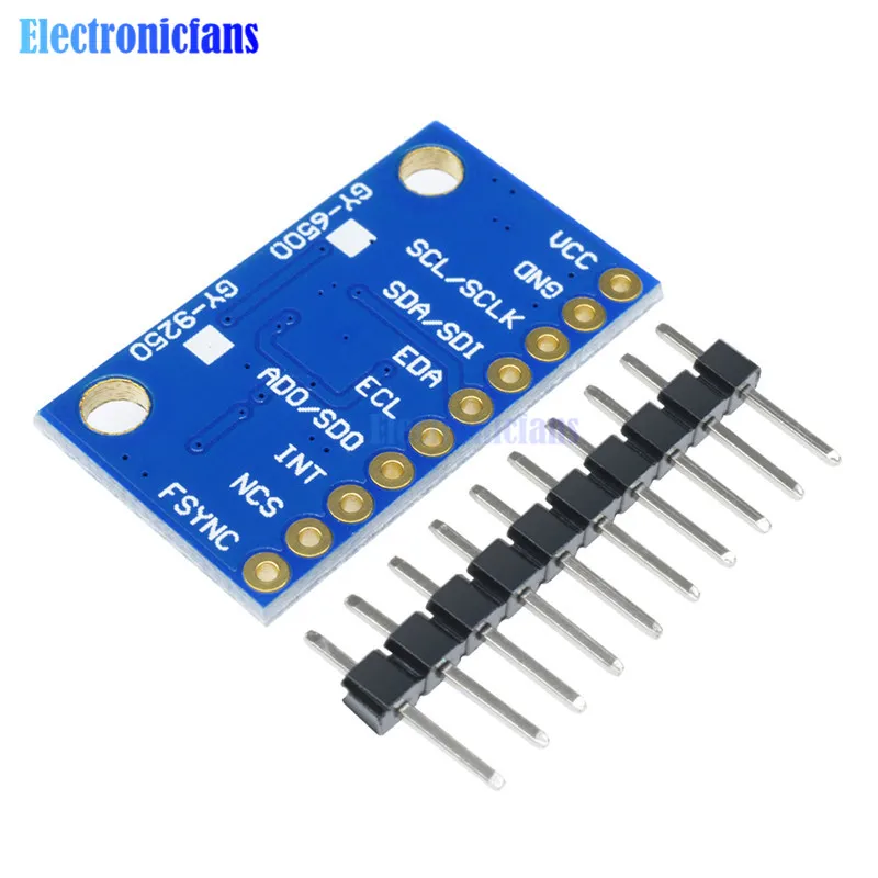 1 компл. IIC I2C SPI MPU6500 MPU-6500 6-осевой гироскоп Модуль датчика акселерометра заменить