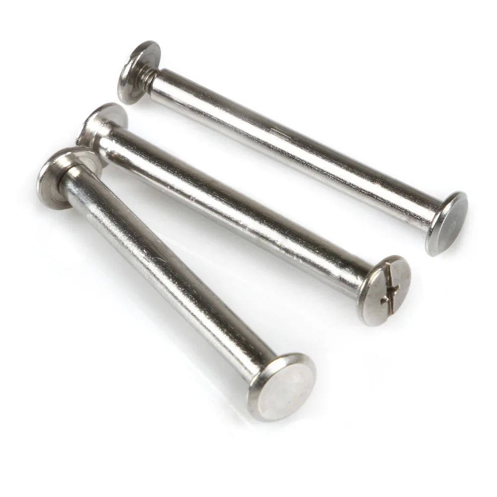 

M5*40 stainless Steel Screw books Nail Rivets Photo Album Picture Screw Rivets Butt Recipes Leaflet Nail M5 Hardware