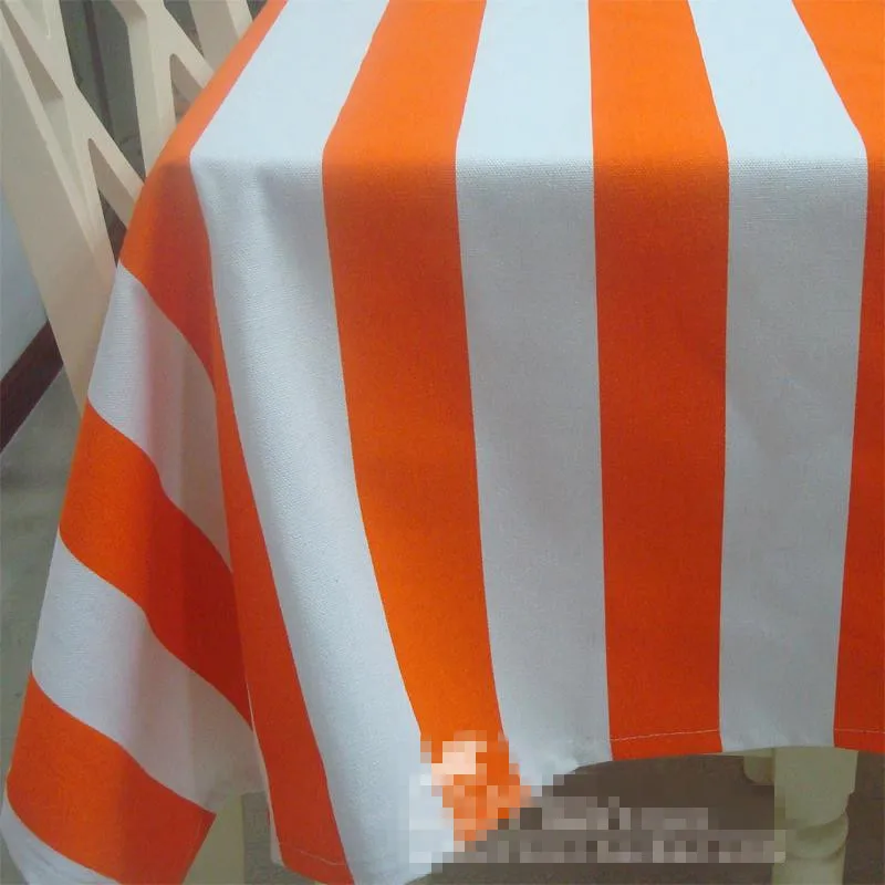 1 шт. Средиземноморский стиль оранжевый цвет полосатая скатерть/чайная