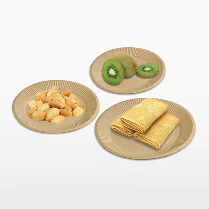 

100pcs/pack Disposable Thickened Paper Plate Paper Dish Cake Tray Barbecue Plate Party Supplies