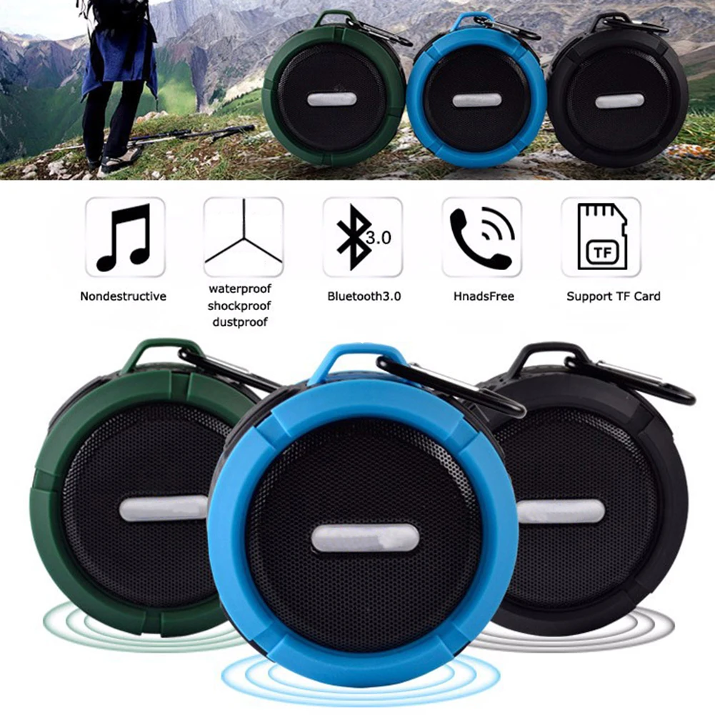 Портативная беспроводная Bluetooth колонка наружная велосипедная Водонепроницаемая