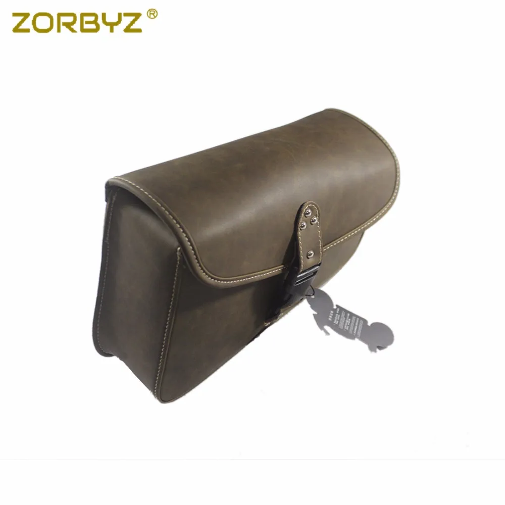 ZORBYZ 1 шт. мотоциклетная сумка из искусственной кожи в винтажном стиле для багажа
