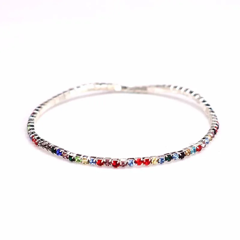 Тонкие браслеты-манжеты из сплава цинка 2 0 мм модный браслет с цепочкой