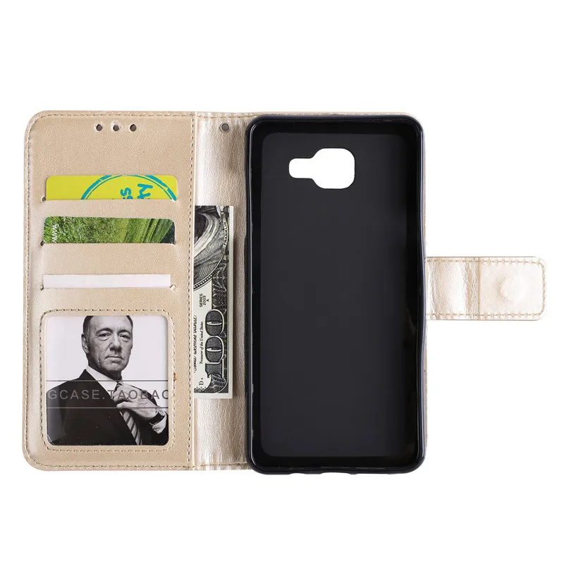 Роскошный цветок кожа флип Fundas бренд Чехол для Coque Samsung Galaxy A3 A310 sm-a310f A5 A510 sm-a510f крышка чехол