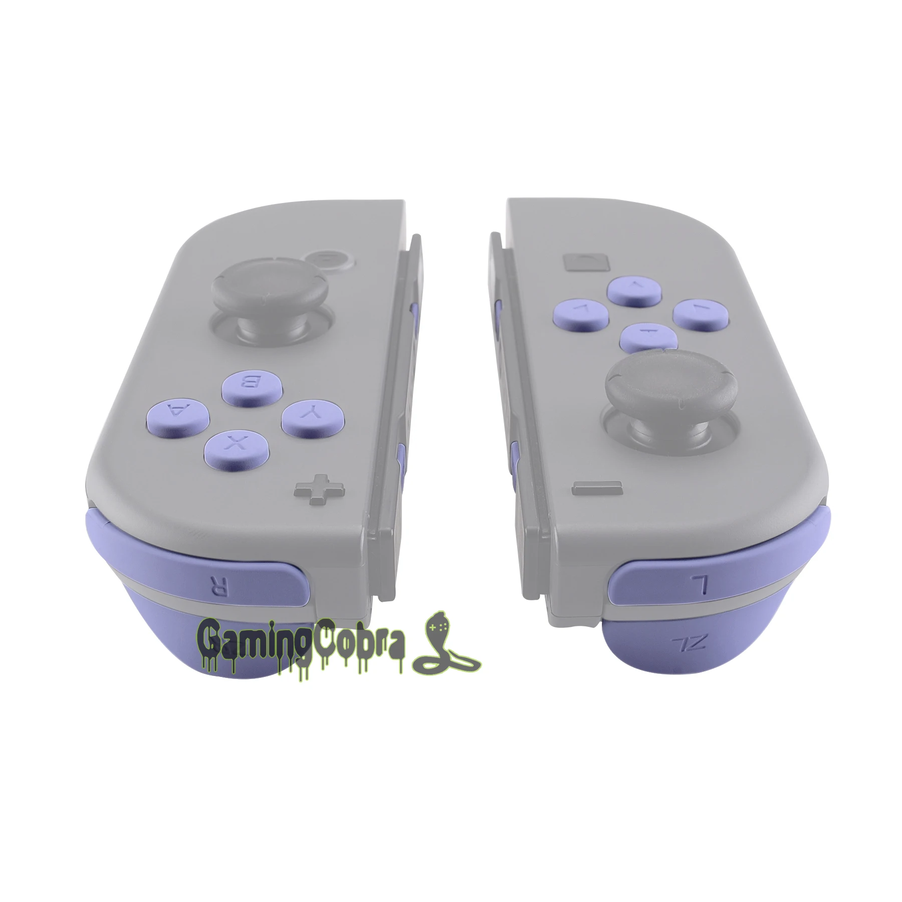 Светильник-фиолетовый сменный ABXY Клавиши направления SR SL L R ZR ZL триггер полный набор кнопок w/инструменты для nintendo Switch Joy-Con