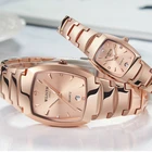 Часы наручные мужскиеженские из нержавеющей стали, роскошные брендовые водонепроницаемые кварцевые с календарем, светящиеся