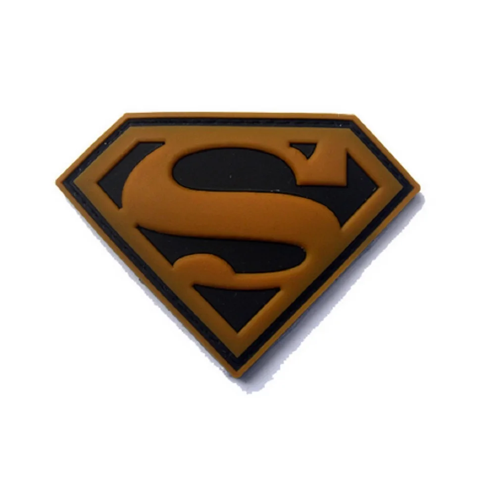 Резиновые нашивки Super Hero из ПВХ на липучке для одежды|superman patch|the patchhunter patch |