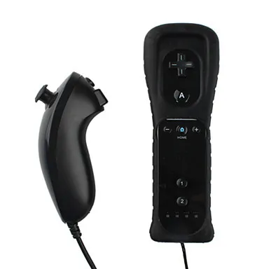 2 в 1 беспроводной пульт дистанционного управления для Nes Wii Встроенный Motion Plus Nunchuk
