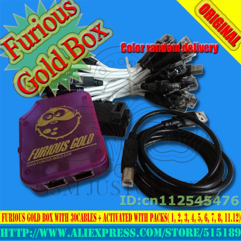 

The newest original Furious Gold Box 1ST CLASS with 25 cables + Activated with Packs( 1, 2, 3, 4, 5, 6, 7, 8, 11,12)