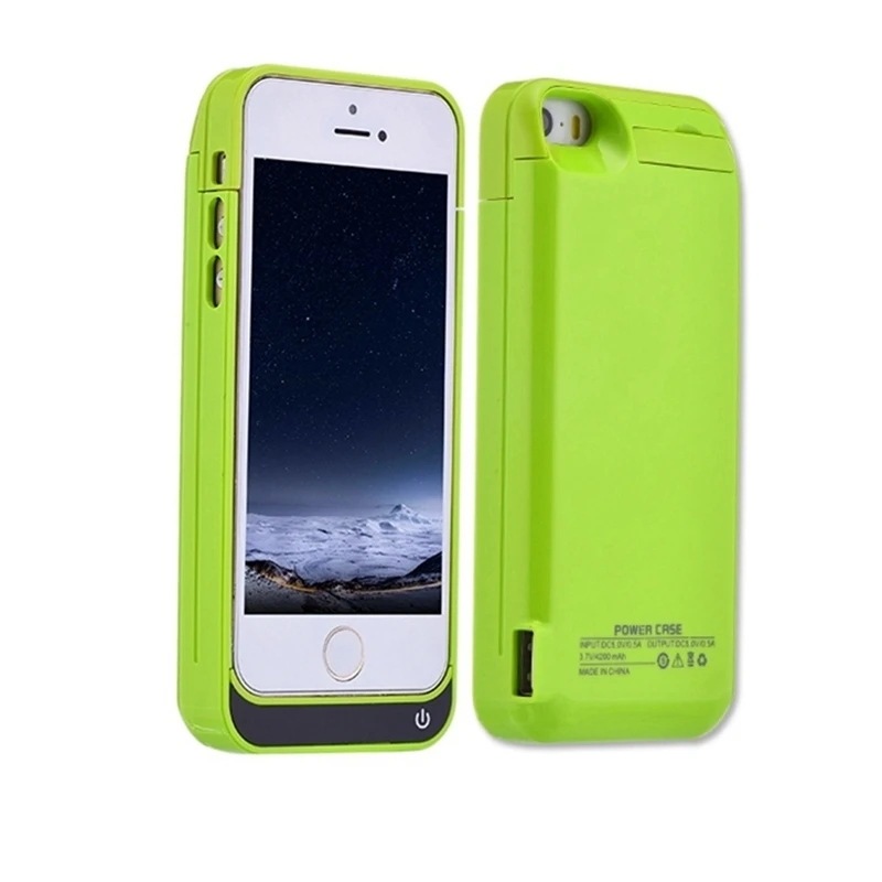 Ext power 4200 мАч смарт-чехол для зарядки аккумулятора для iPhone 5 5S 5c Se черный чехол для зарядного устройства
