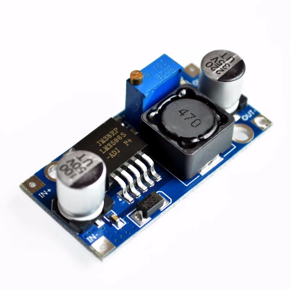 Ultra-small LM2596 power supply module DC / BUCK 3A adjustable buck regulator ultra LM2596S 24V switch 12V 5V 3V | Инструменты
