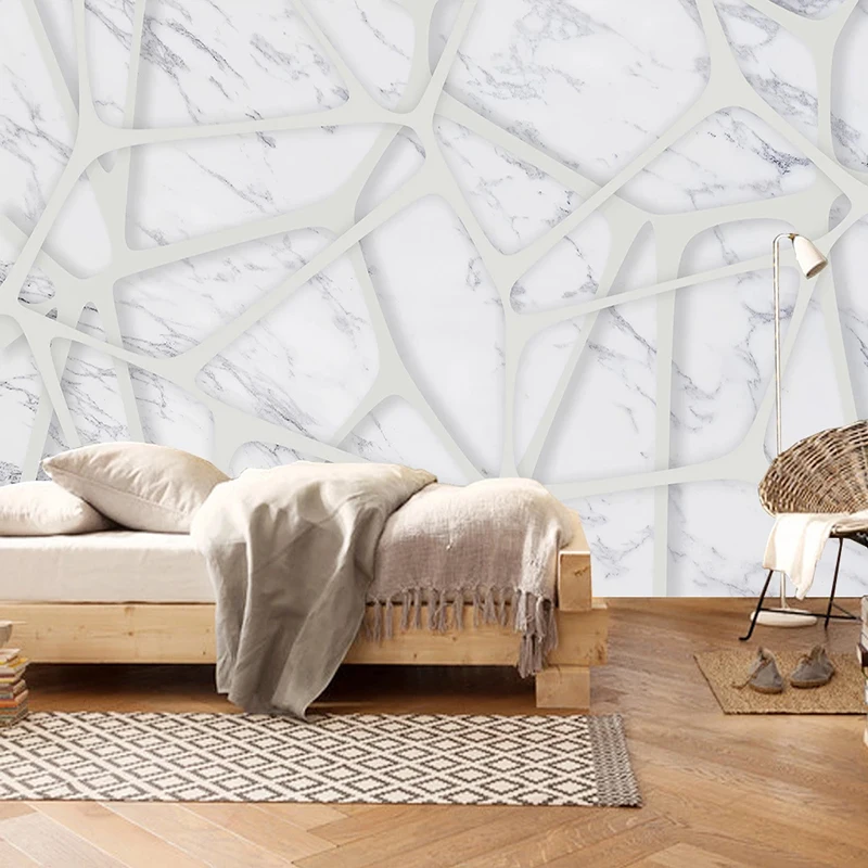 Настенная бумага любого размера на заказ Современная Геометрическая линия