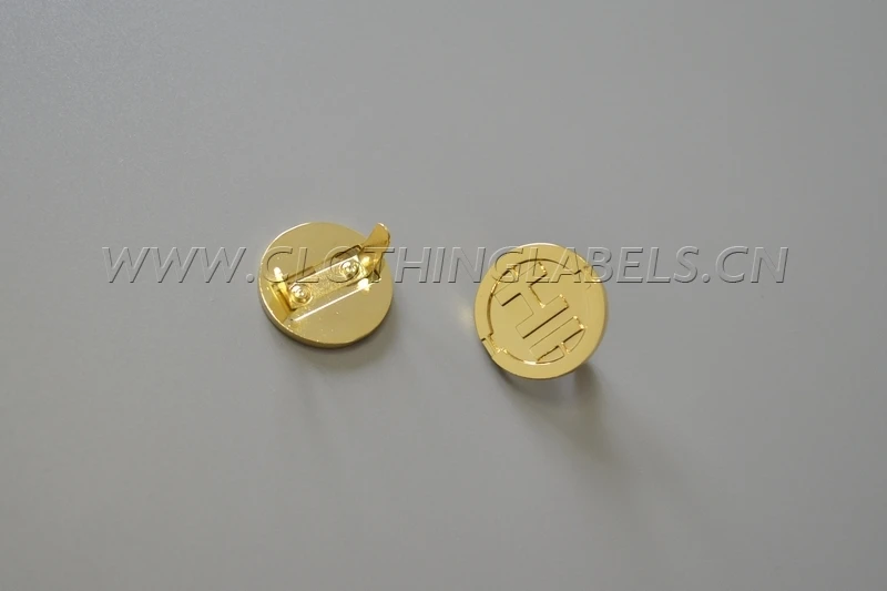 

custom metal clothing labels, gold brand label as custom design for bags, shoes, bikini jeans etc.