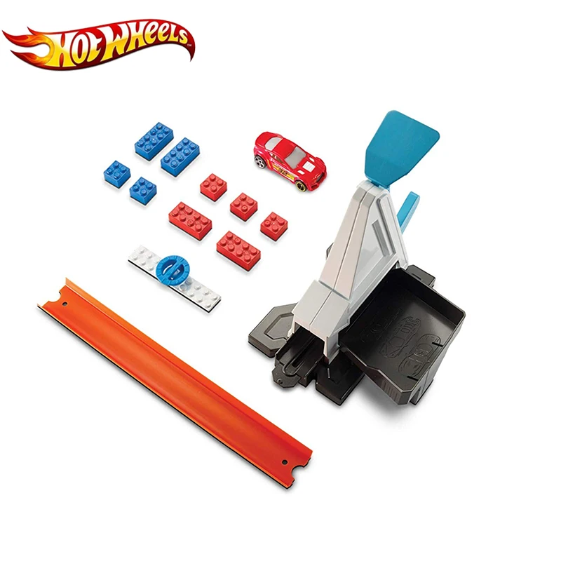 Hotwheels Track Builder необходимый трек пакет и автомобиль ассортимент 3 в 1 Строительная
