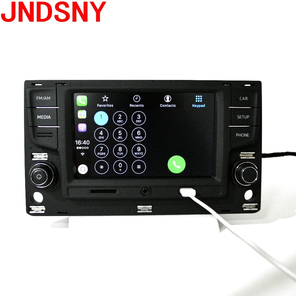 JNDSNY Mib 6,5 MIB система вещания поддерживает Carpaly Bluetooth изображение заднего вида для Volkswagen Golf 7 Mk7 seven Passat B8 MIB