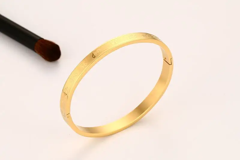 Роскошные брендовые Ювелирные изделия 316L нержавеющая сталь женский браслет