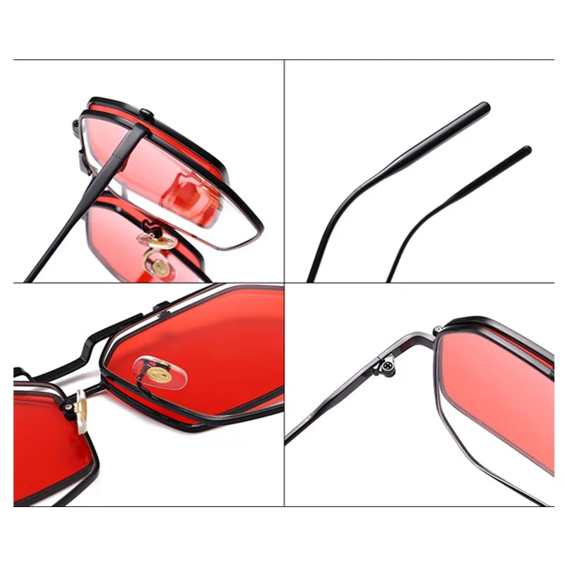 Новинка 2018 модные квадратные солнцезащитные очки для женщин и мужчин кошачий