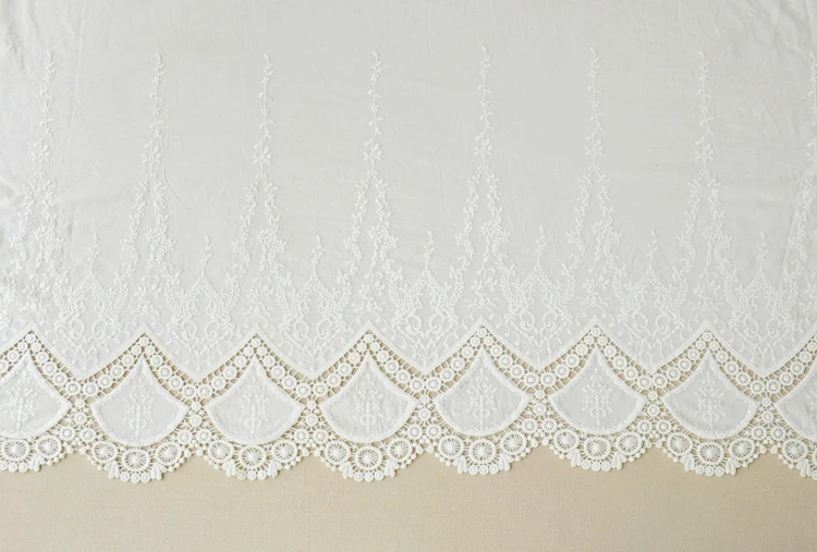Швейцарская хлопковая вуаль кружевная 100% хлопок 125 см|embroidered lace|swiss cottoncotton voile fabric |
