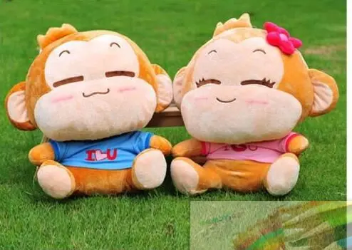 Милая обезьяна yoci плюшевая игрушка мягкий yoyo cici кукла подарок на день рождения