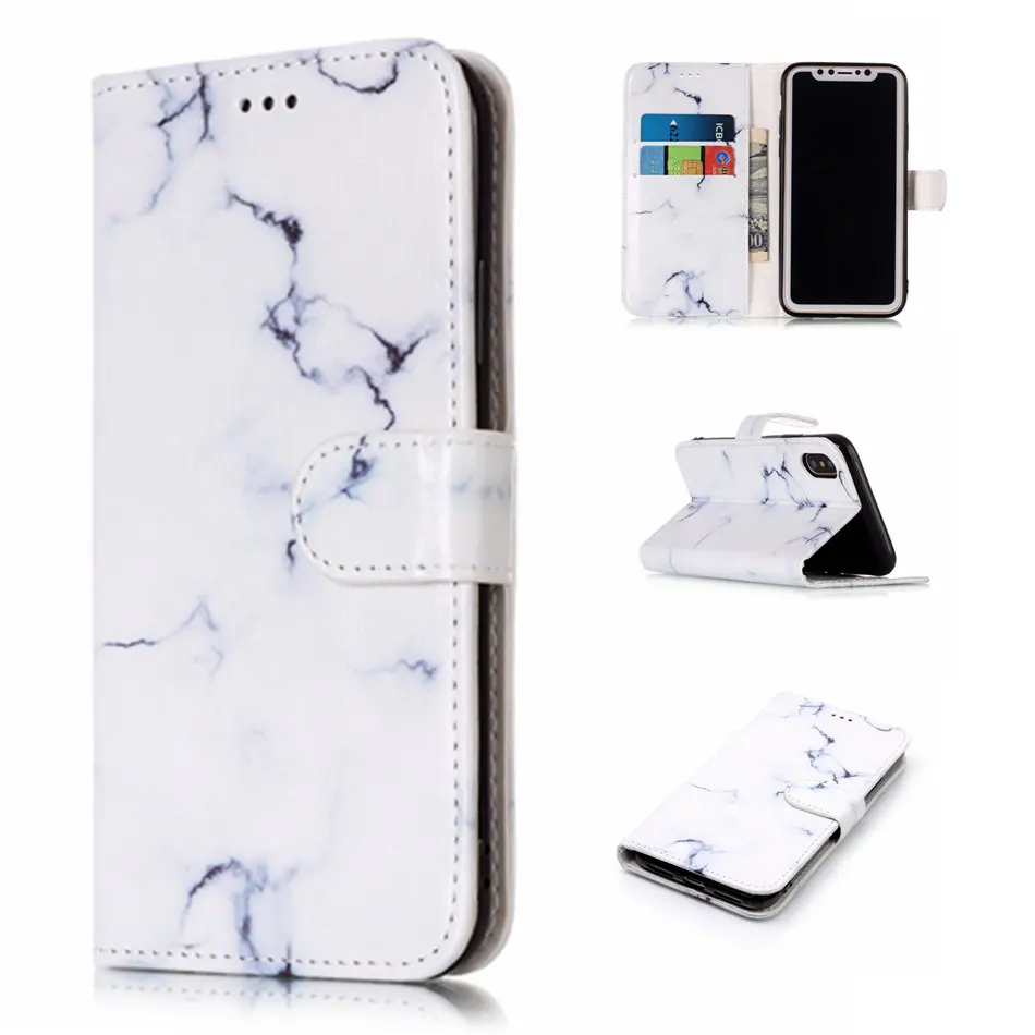 Роскошный чехол для iPhone X XS XR 11 Pro Max 8 7 Plus 6 6S 5 5S SE милый кошелек с карманом для карт Ретро мраморный Azale чехол с бабочкой E01G
