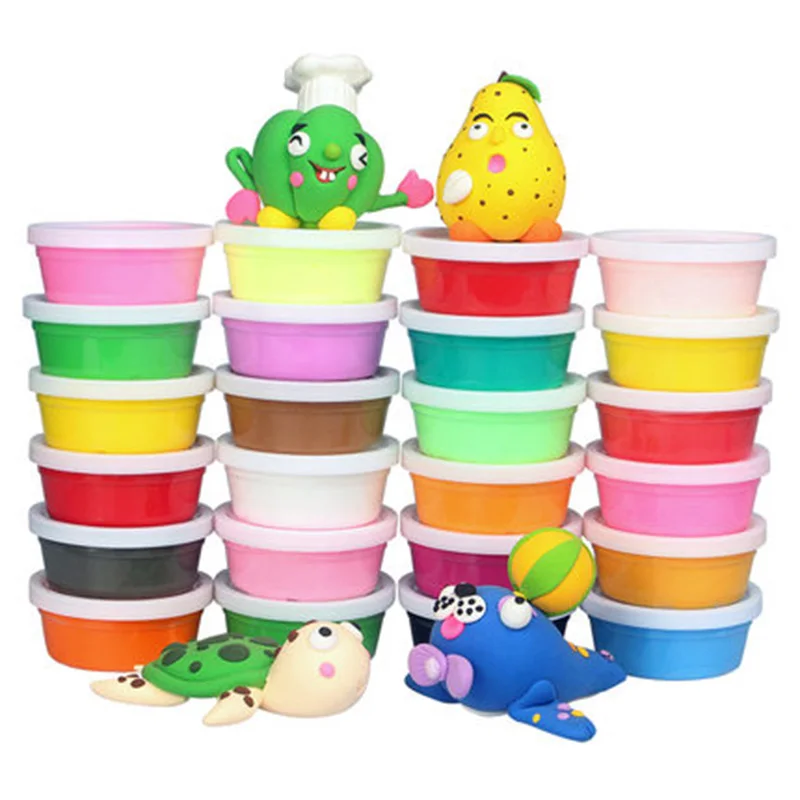 24 шт. сушка DIY ковкого полимера Пластилин Playdough инструменты Мягкие блоки Пластик