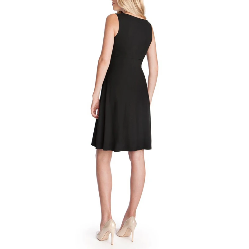 Модное Элегантное летнее платье длиной до щиколотки для беременных Tencel