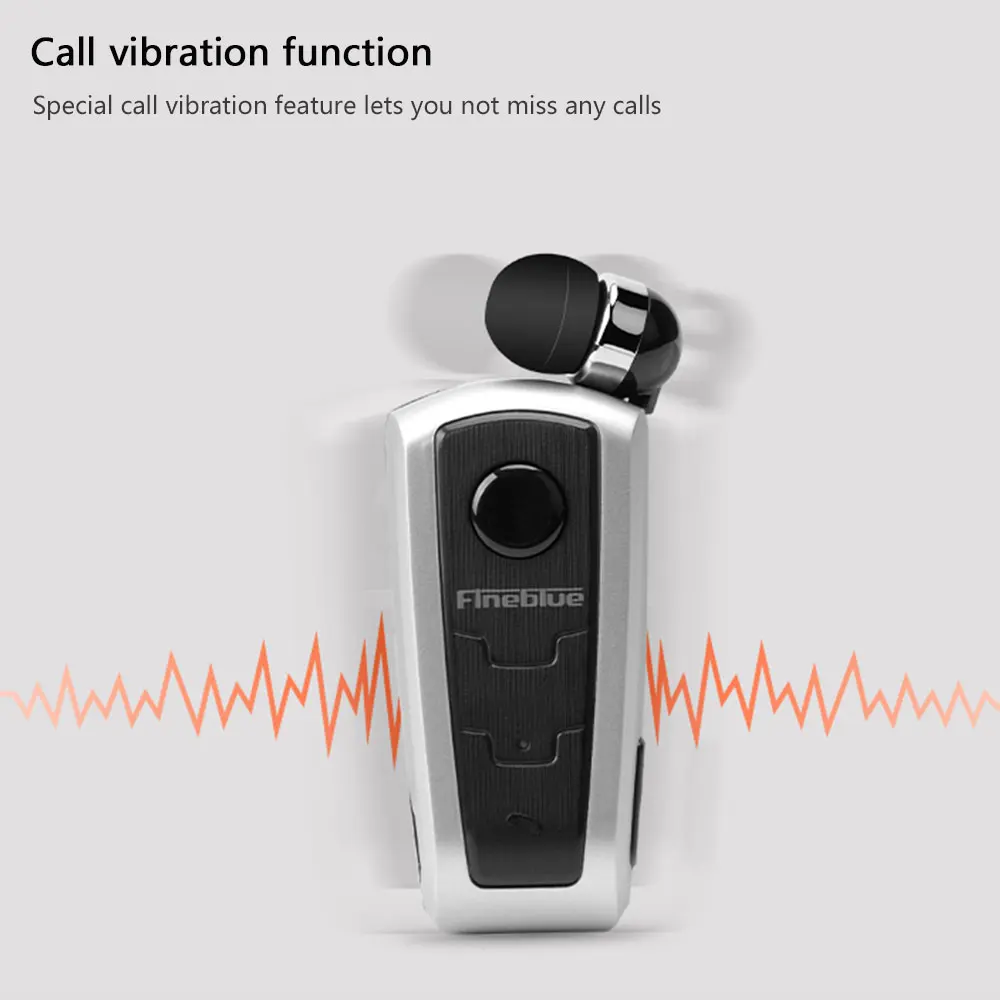 Оригинальная беспроводная гарнитура Fineblue F910 Bluetooth V4.0 вибрирующие