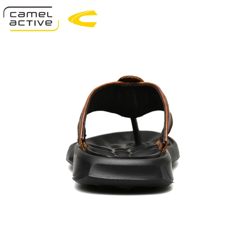 Мужские Пляжные шлепанцы Camel Active коричневые повседневные слиперы из натуральной