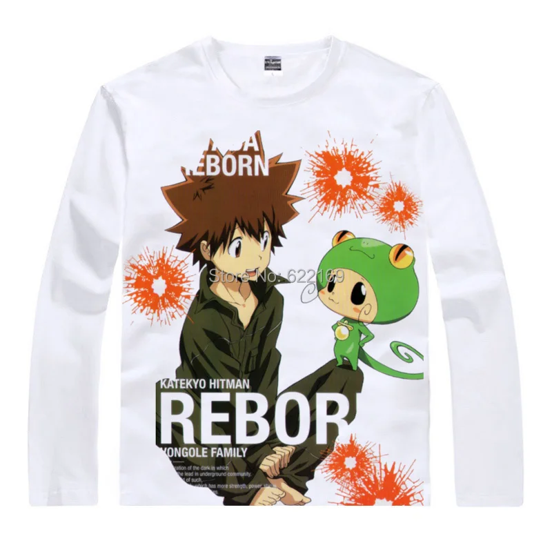 Домашний репетитор хитман реборн хаато футболка аниме японская известная