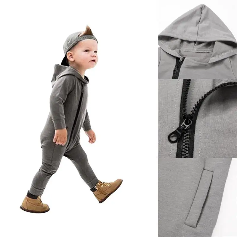 Для маленьких мальчиков и девочек Комбинезон для малышей детская модная