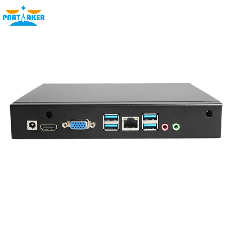 Мини компьютер Celeron J3160 мини ПК 12 В C5F 4 USB 3 0 с вентилятором|Мини ПК| |