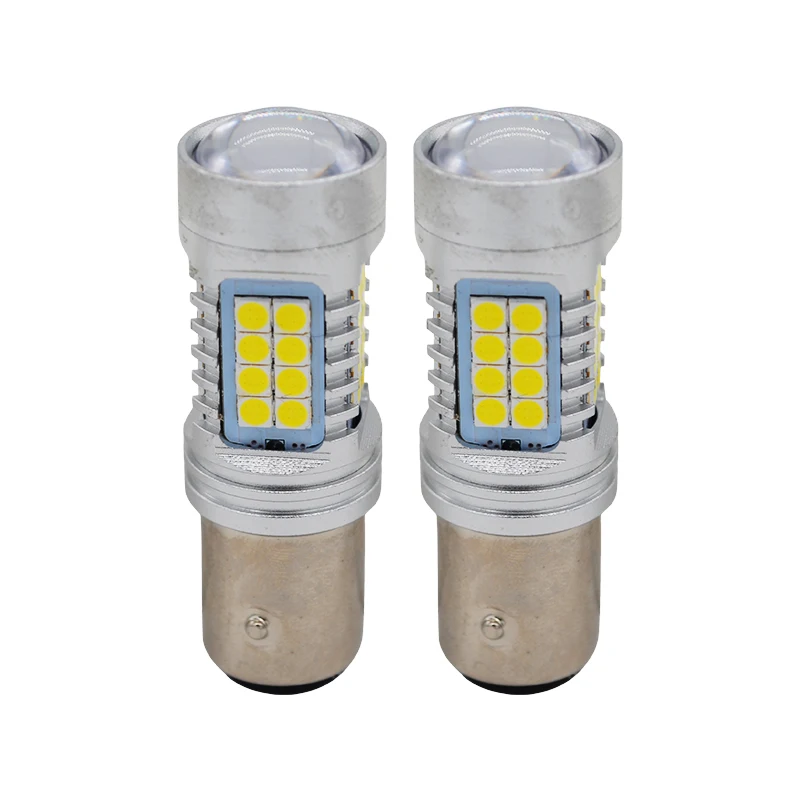 1 pair 1157 BAY15D Led Bulbs 1600 Lumens Extremely Bright 36pcs Super bright 3030 Chipsets Amber Yellow Turn Signal Lights | Автомобили и