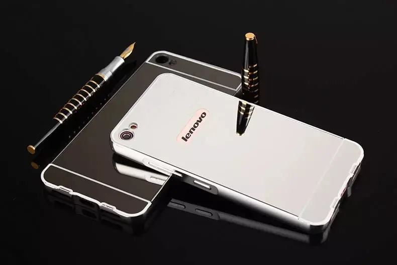 Для lenovo P70 P70A P70T зеркальный чехол жесткий металлический алюминиевый каркас зеркальная задняя крышка для lenovo S90 S90T Z90 S850 K3Note K6Note чехол