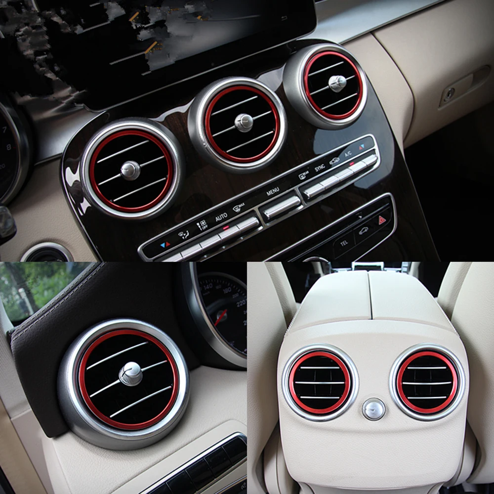 Автомобильное выходное кольцо с вентиляционным отверстием для Mercedes Benz C GLC Class C180