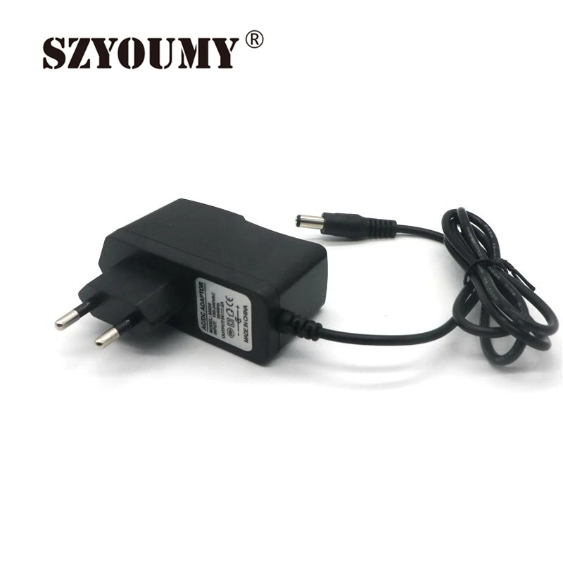 

SZYOUMY AC to DC Power Adapter 100-240V Supply Charger adapter 5V 12V 9V 1A 2A 3A 0.5A US EU Plug 5.5mm x 2.1mm for CCTV LED Str
