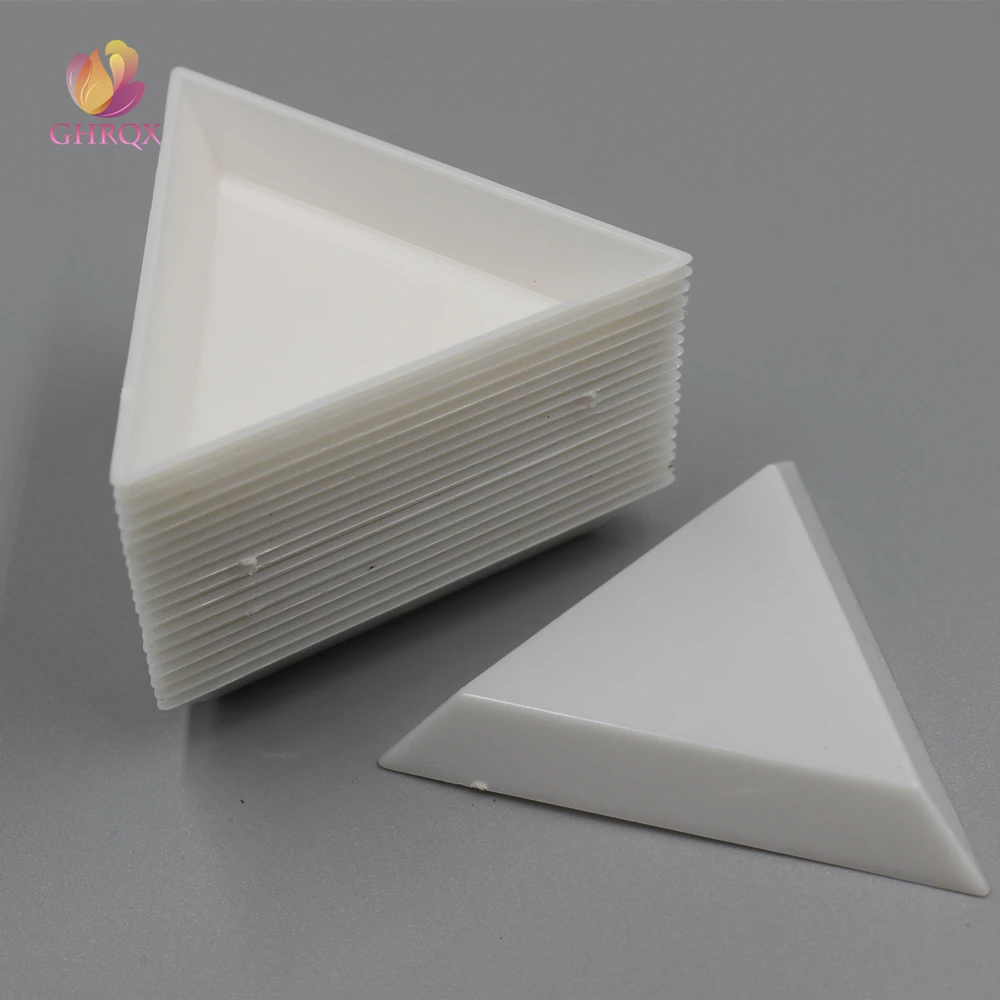 Прозрачная прямоугольная съемная пластиковая шкатулка 7 см с треугольным