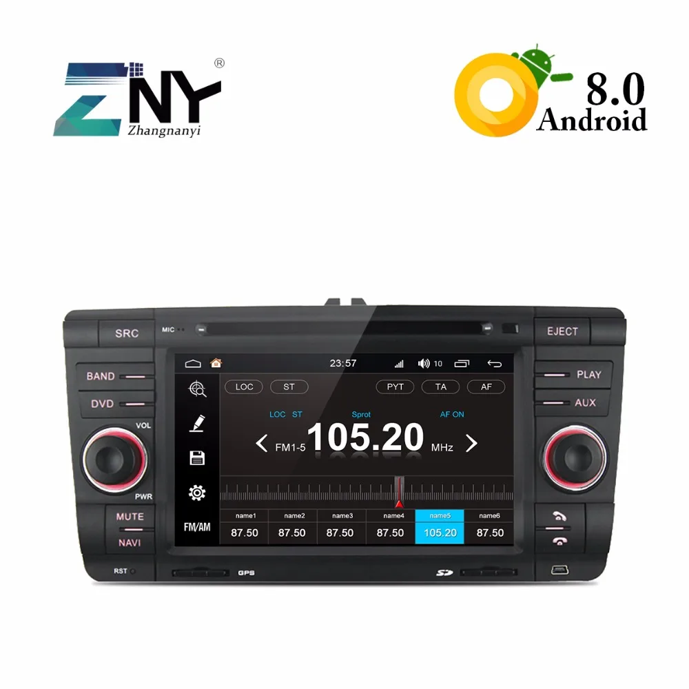 7 &quotAndroid 8 0 автомобильный DVD для Skoda Octavia A5 Yeti Fabia Авто ПК Радио RDS FM Аудио Видео gps