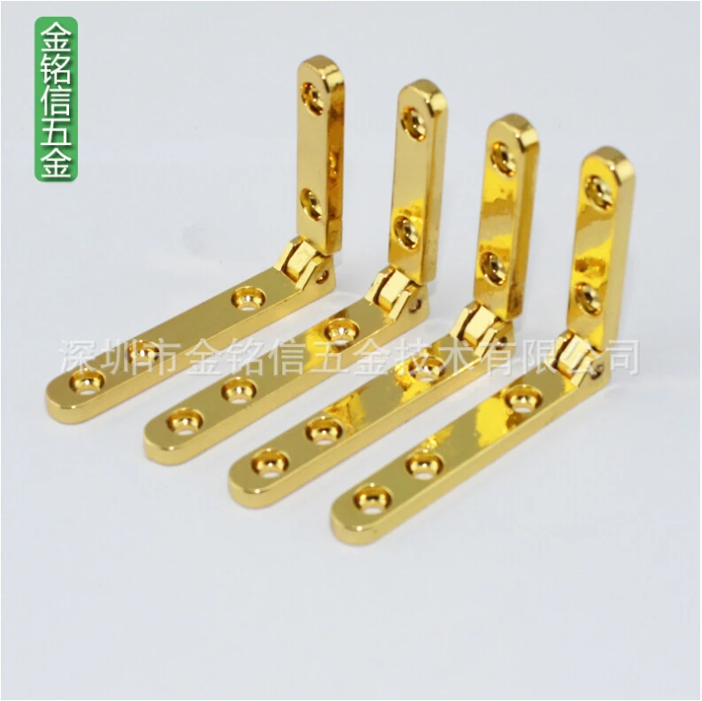 200 шт./лот цинковый сплав шарнир с Рельсом на стороне набор для коробок