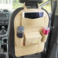 car styling auto accessories car organizer seat back storage bag pocket snake print leather hanging bag stuff car supplies