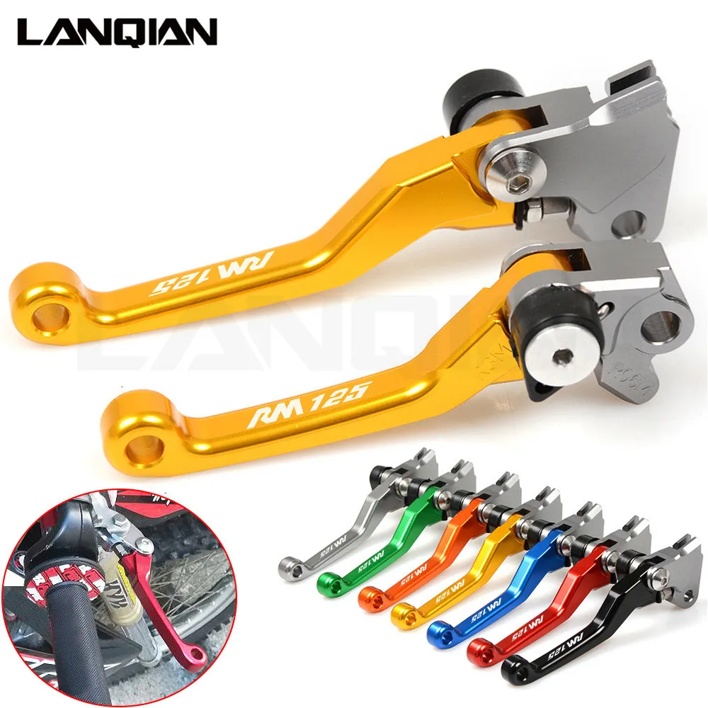 ЧПУ для SUZUKI RM 125 1996 1997 1998 1999 2000 2001 2002 золотой рычаг тормоза сцепления поворотный RM125
